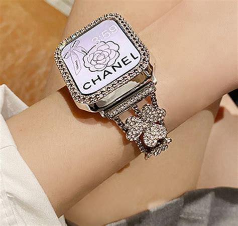 real diamond apple watch band